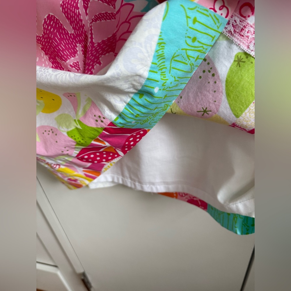 Lilly Pulitzer Vintage Patchwork Shift Sleeveless… - image 5